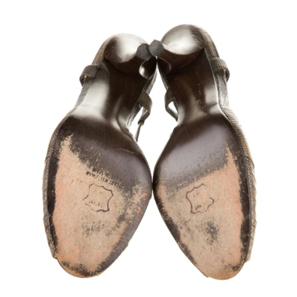 Stuart Weitzman Leather Slingback Sandals | Vintage and PERFECT for Spring - Picture 5 of 6